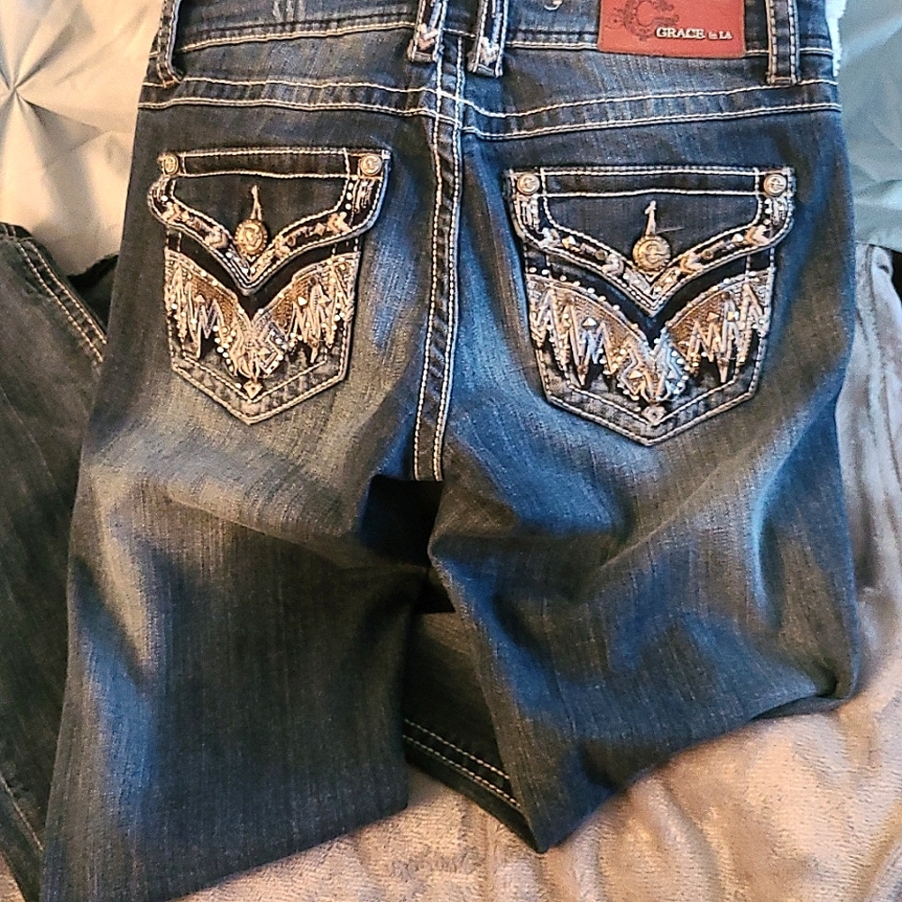 Boot Cut, Grace jeans, Size 28  ×34L